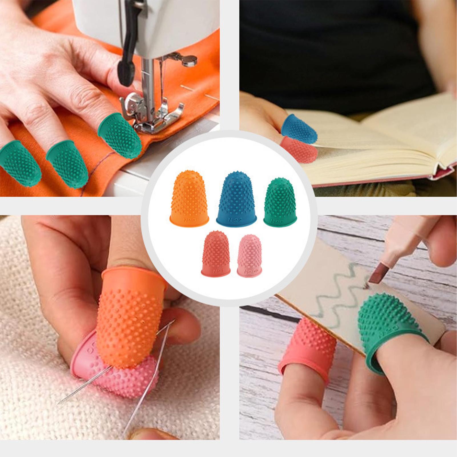 ปลอกนิ้วยางแบบใช้ซ้ำได้ 5 ชิ้น - Embroidery Craft บทวิจารณ์และราคา