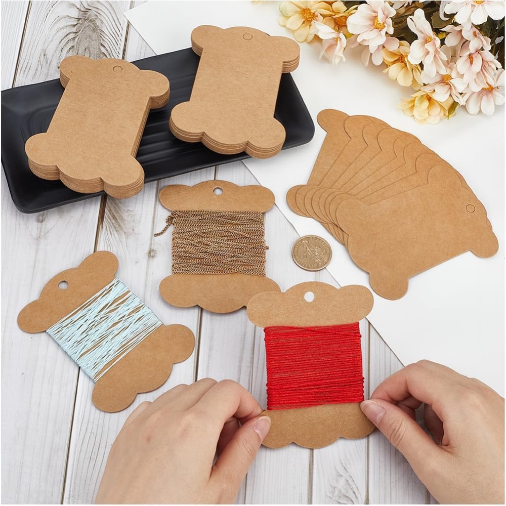 80 ชิ้นเย็บปักถักร้อยกระดาษแข็ - Organza Ribbon Spool บทวิจารณ์และราคา