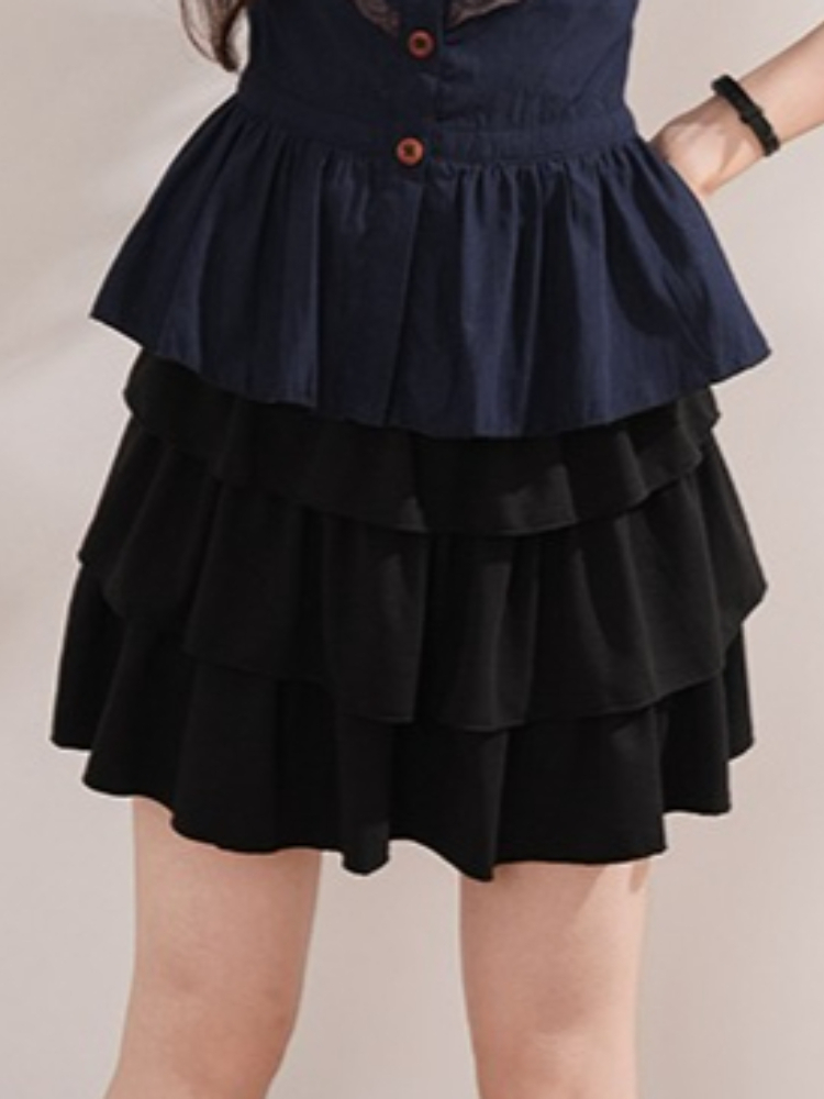 ชุดเซ็ต 2 ชิ้นสไตล์โกธิคญี่ปุ่ - Elastic Lace Trim บทวิจารณ์และราคา