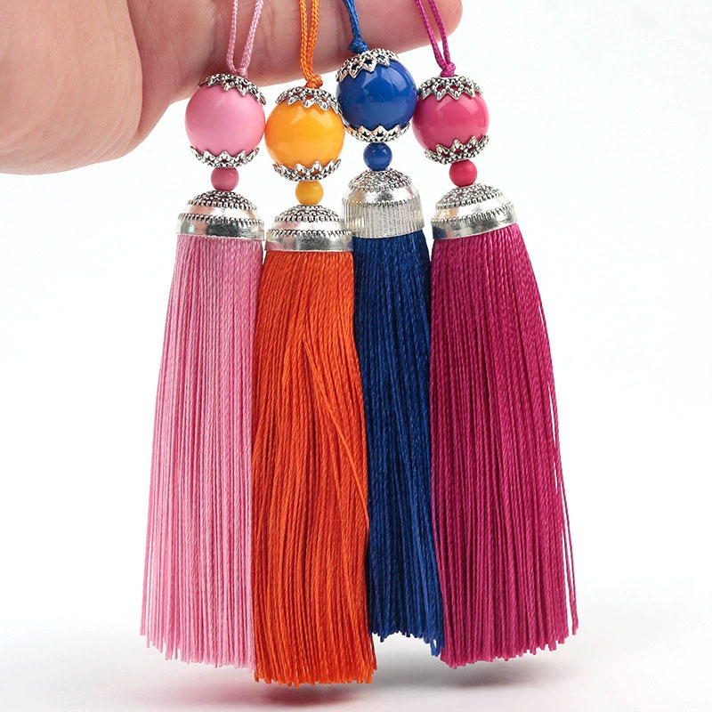 พู่ไหมประดับลูกปัดสำหรับตกแต่ง - Beaded Trim Fringe บทวิจารณ์และราคา