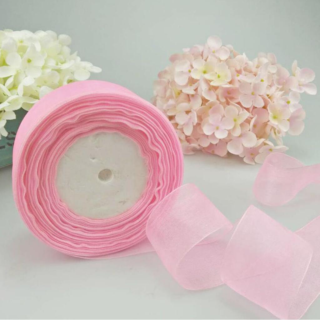 ริบบิ้นออร์แกนซ่าโปร่งแสง โพลี - Organza Ribbon Spool บทวิจารณ์และราคา