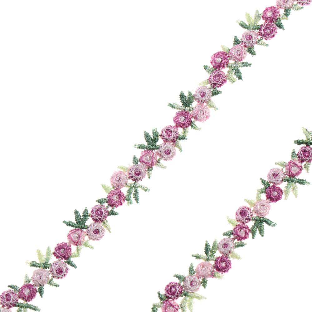 ริบบิ้นผ้าลูกไม้ลายดอกไม้แบบละ - Lace Ribbon Trim บทวิจารณ์และราคา