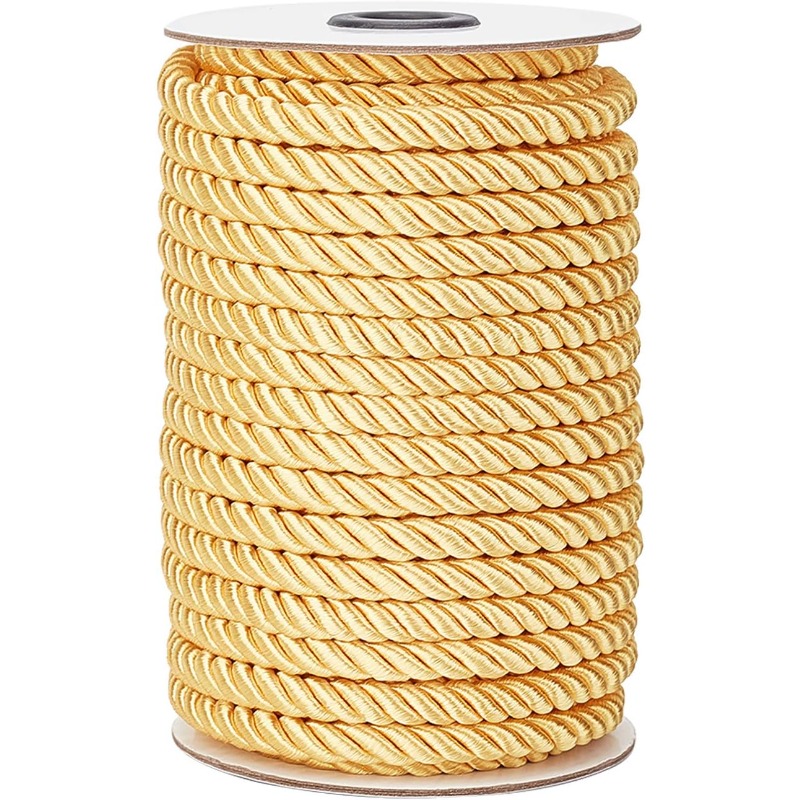 1 ม้วน 8 มม.20 หลาสายไฟ Trim ท - Cord Trim Twisted บทวิจารณ์และราคา
