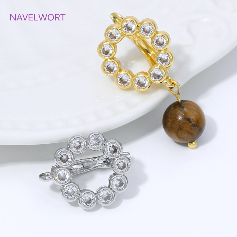 ตะขอเกี่ยวต่างหูรูปพัดเคลือบทอ - Embellishment Crafts บทวิจารณ์และราคา