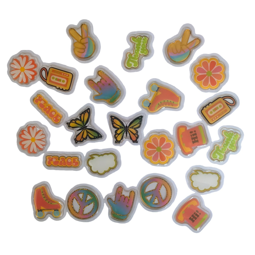 สติกเกอร์อีพ็อกซี่น่ารัก 45 ชิ - Craft Embellishment World บทวิจารณ์และราคา
