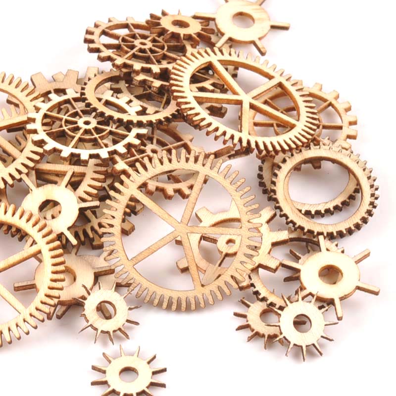 20-40Mm 36Pcsที่ยังไม่เสร็จไม้ - Embellishments For Scrapbooking บทวิจารณ์และราคา