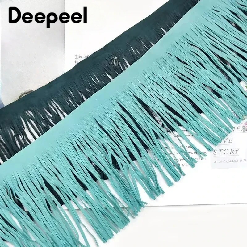 พู่หนังกลับยาว 2 เมตร ขนาด 10- - Beaded Trim Fringe บทวิจารณ์และราคา