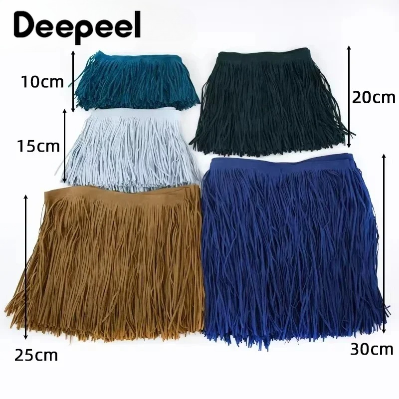 พู่หนังกลับยาว 2 เมตร ขนาด 10- - Beaded Trim Fringe บทวิจารณ์และราคา