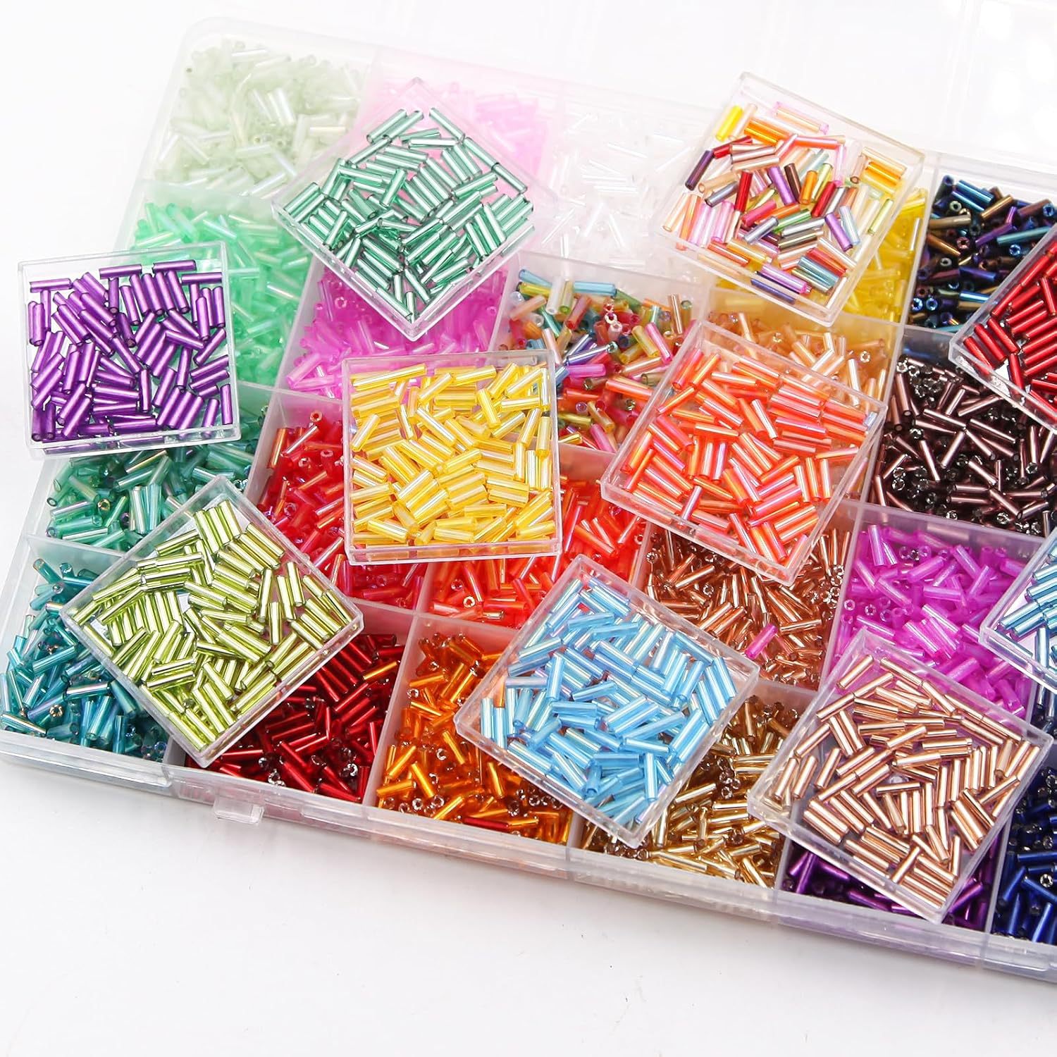 ประมาณ 6720 ชิ้น/กล่อง ลูกปัดห - Craft Embellishment Storage บทวิจารณ์และราคา
