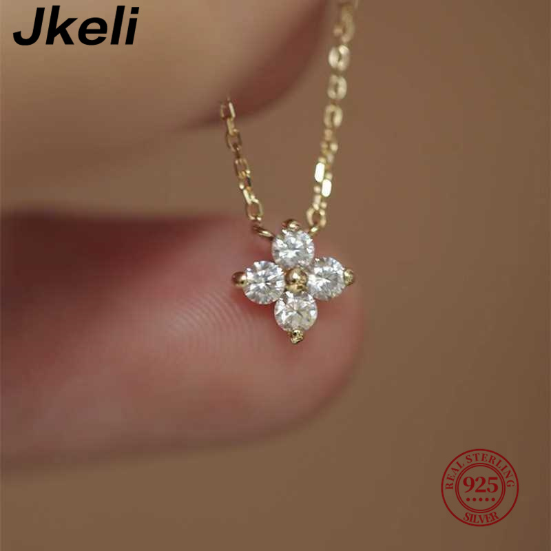 Jkeli 925 เงินสเตอร์ลิงชุบ 14K - Pearl Trim Chain บทวิจารณ์และราคา