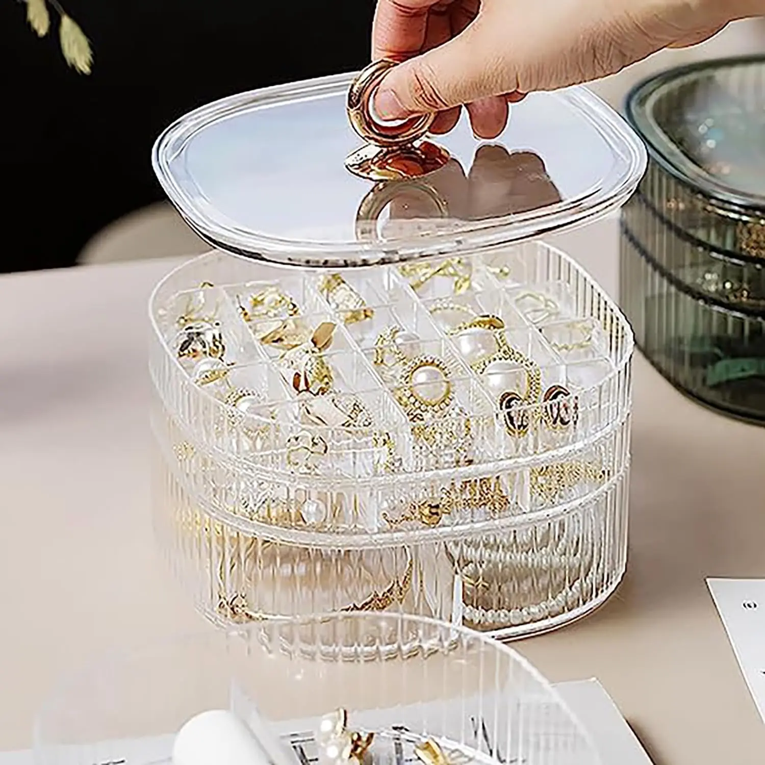 กล่องใส่เครื่องประดับ, กล่องเก - Craft Embellishment Storage บทวิจารณ์และราคา