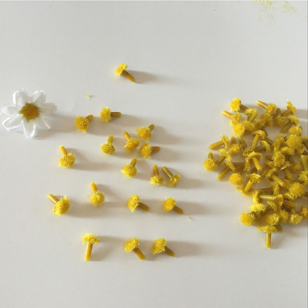เกสรดอกทานตะวันจำลอง 200 ชิ้น  - Embellishment Crafts บทวิจารณ์และราคา