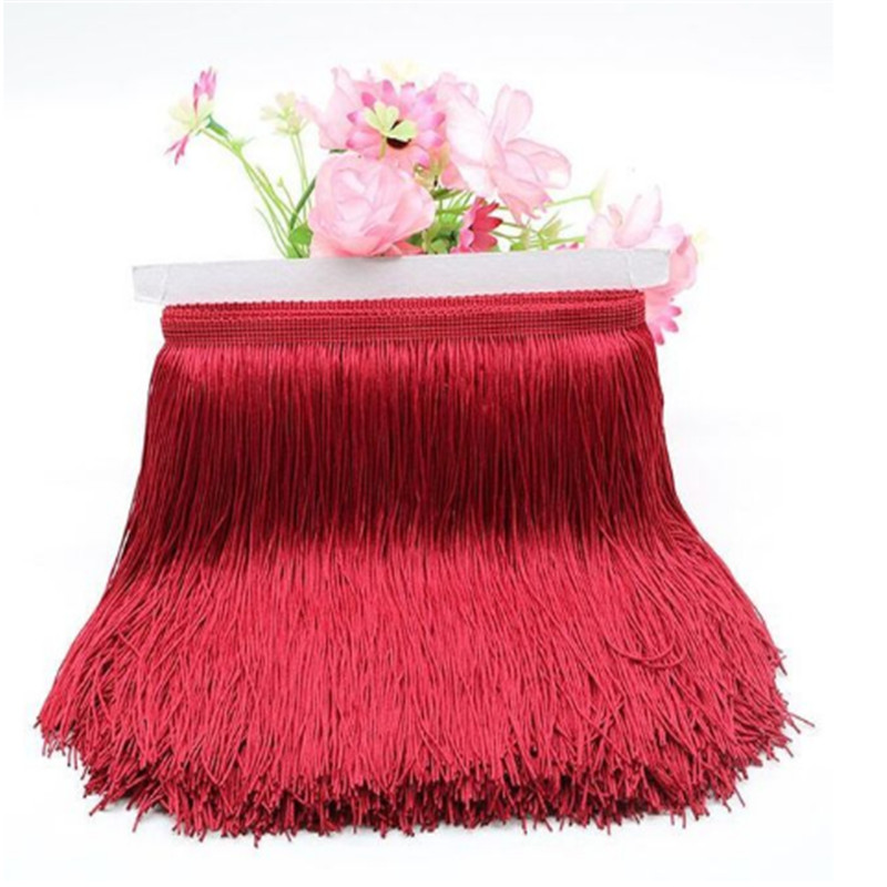 10/15/20/30 ซม.ลานลูกไม้ Trim  - Beaded Trim Fringe บทวิจารณ์และราคา