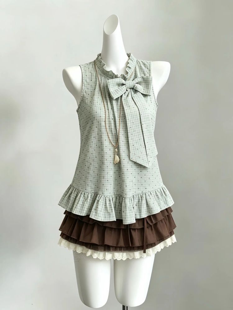ชุดเซ็ต 2 ชิ้น สไตล์วินเทจญี่ป - Elastic Lace Trim บทวิจารณ์และราคา