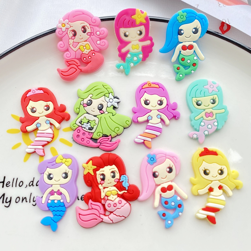 ชุดนางเงือกการ์ตูนน่ารักใหม่10 - Embellishment Glue Craft บทวิจารณ์และราคา