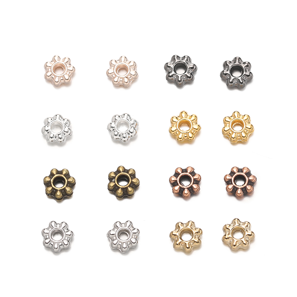 200 ชิ้น/ล็อต 4/6mm Daisy Snow - Embellishment Crafts บทวิจารณ์และราคา