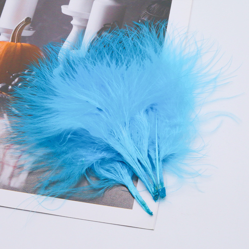 8-12ซม.สี Plumas ธรรมชาติตุรกี - Feather Trim Marabou บทวิจารณ์และราคา