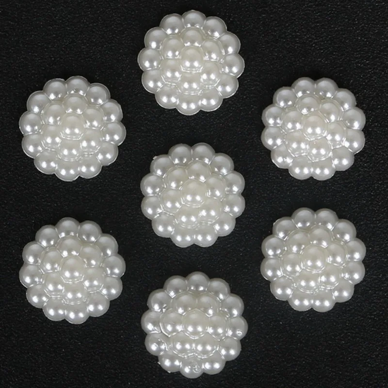 80 ชิ้น/ล็อต ไข่มุกแบนสำหรับงา - Embellishment Glue Craft บทวิจารณ์และราคา