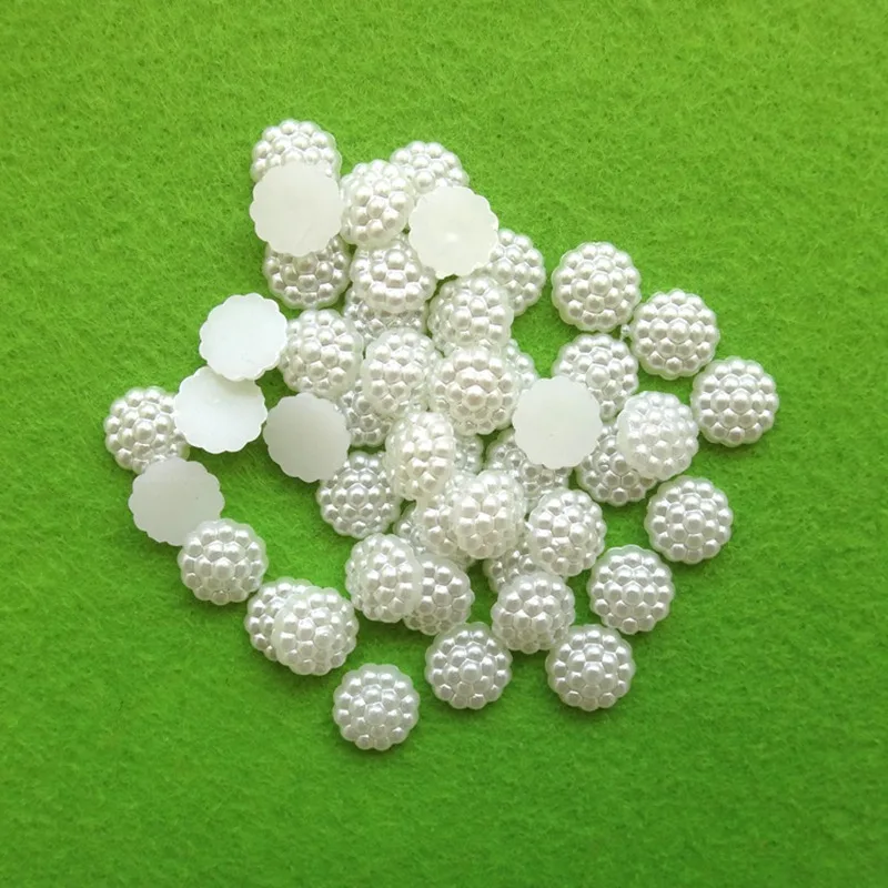 80 ชิ้น/ล็อต ไข่มุกแบนสำหรับงา - Embellishment Glue Craft บทวิจารณ์และราคา