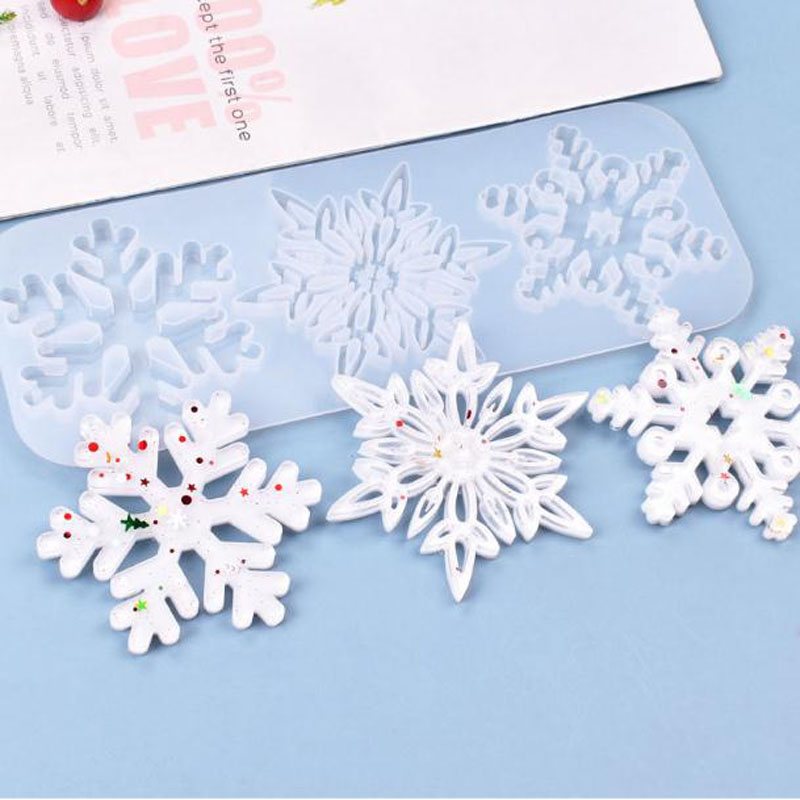 แม่พิมพ์ซิลิโคนรูปเกล็ดหิมะสำห - Christmas Craft Embellishment บทวิจารณ์และราคา