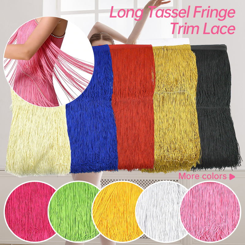 พู่ห้อยยาว 2/5 เมตร ขนาด 50 ซม - Fringe Ribbon Sewing บทวิจารณ์และราคา