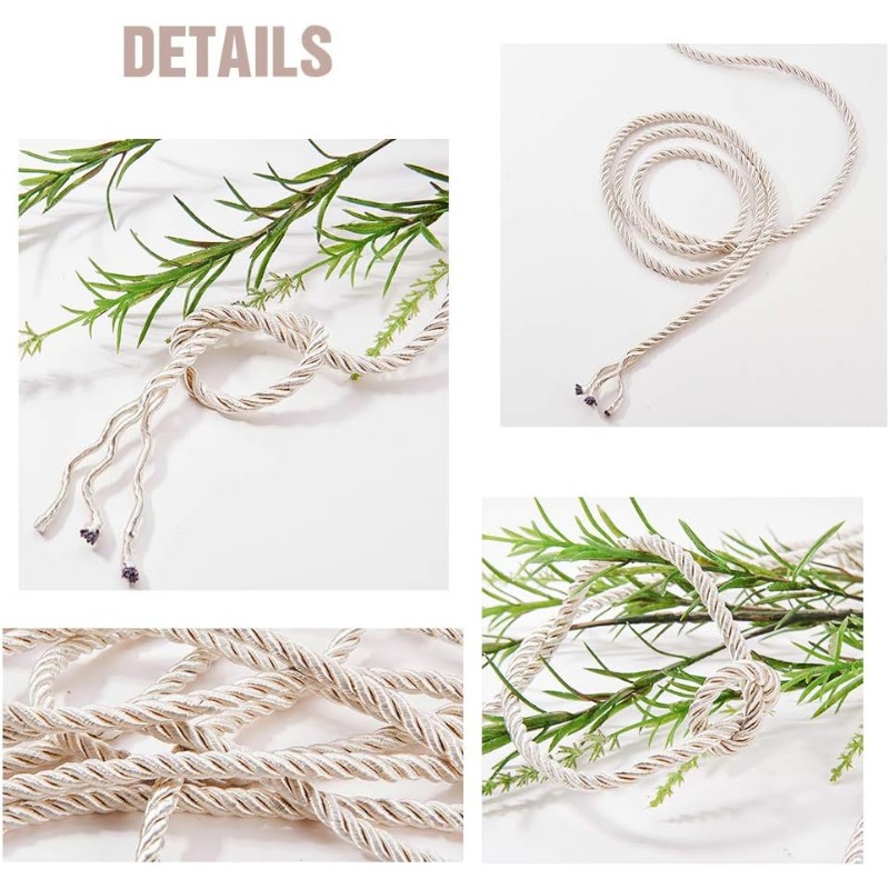ประมาณ 50 ฟุตหัตถกรรมเชือกไนลอ - Cord Trim Twisted บทวิจารณ์และราคา