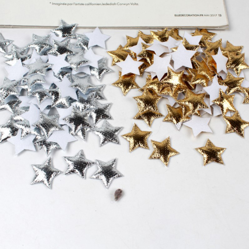 100 ชิ้นทอง/เงินดาวสําหรับ Chr - Christmas Craft Embellishment บทวิจารณ์และราคา