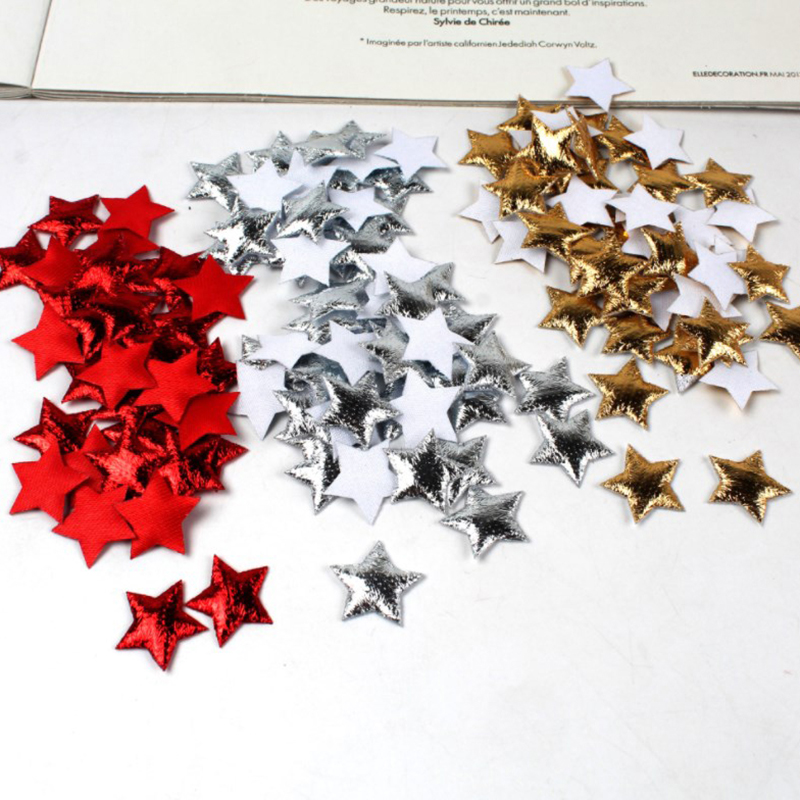 100 ชิ้นทอง/เงินดาวสําหรับ Chr - Christmas Craft Embellishment บทวิจารณ์และราคา